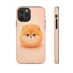 Pomeranian Kawaii Puffball Chibi Pet Dog Art Tough Phone Case