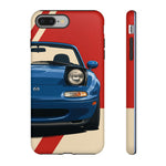 Miata Mariner Blue Pop-up Tough Phone Case for JDM Car Fans