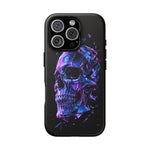 Holographic Skull Phone Case, Shattered Glass Iridescent Cover