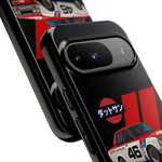 VintageDatsun 510 Racing Stripe JDM Tough Phone Case Cover Gift