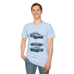 Blue Classic 1967 Corvette Convertible T-Shirt | Sports Car Illustration