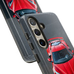 Red C8 Z06 Track Wing Tough Phone Case Cover Gift Art