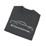 1964 Cyclone Classic Car Outline T-Shirt Line Art Silhouette Emblem Car Fan Gift