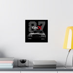 1987 Buick GNX Poster Wall Art Print Turbo Regal Muscle Car Garage Decor Gift