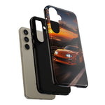 Supra MK4 Orange Touge Night JDM Speed Art Tough Phone Case