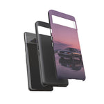 Sunset Skyline GT-R R32 phone case | car reflection, purple dusk