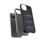 MK4 Supra Phone Case Purple, Three-View Vector Cover