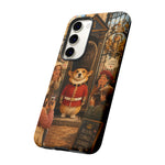 Corgi Royal Guard phone case | Cute British corgi soldier illustration