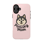 Pomsky Mom Phone Case | Cute Dog Illustration