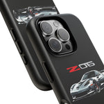 Silver C6 Z06 Phone Case for Chevy Fans, Tough Cover