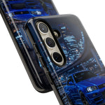 Skyline GT-R R34 Bayside Blue Tokyo Night Art Tough Phone Case