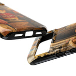 Corgi Royal Guard phone case | Cute British corgi soldier illustration