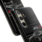 Black ZL1 Camaro Phone Case Muscle Car Tough Cover Gift Art