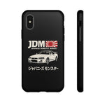 R34 Skyline GT-R JDM Rising Sun Tough Phone Case Cover Gift