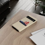 R34 Skyline Red Kanji Minimal Tough Phone Case
