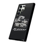 White S2000 Roadster Collage JDM Tough Phone Case Cover Gift