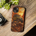 Land Cruiser FJ40 Classic 4x4 Red Rock Canyon Art Tough Phone Case
