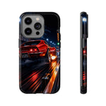 C3 Drag Strip Launch Night Phone Case Muscle Car Tough Case