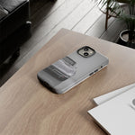 Silver Corvette Art Phone Case, C2 Sting Ray Classic Sports Cover