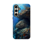 Grouper Reef Phone Case, Sunbeam Ledge Marine Art Tough Cover