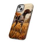 German Shorthaired Pointer Pointing Art Tough Phone Case