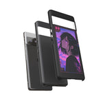 Melancholy Anime Girl Phone Case Vaporwave Tough Case