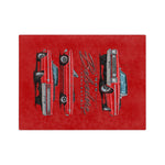 1966 Belvedere Convertible Blanket | Classic Red Muscle Car Throw