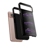Purple R33 Skyline GTR JDM Sports Car Phone Case Tough Multi View