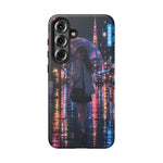 Lofi Anime Rain Street Art Tough Phone Case
