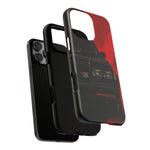 GNX Black Ember Red Tough Phone Case