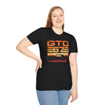 GTO 67 Retro Sunset Car T-Shirt Classic Muscle Graphic Tee
