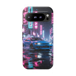 Skyline GT-R Tokyo Rain JDM Night Art Tough Phone Case