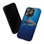 Tiger Shark Phone Case, Dappled Blue Water Tough Cover