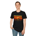 Foxbody Retro Sunset Car T-Shirt Classic Muscle Graphic Pony Car Tee