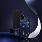 Skyline GT-R R34 Bayside Blue Tokyo Night Art Tough Phone Case