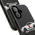 R34 Skyline Japanese Flag Race Car Phone Case | JDM GT-R Tough Cover