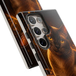 Burmese Golden Sable Portrait Art Tough Phone Case