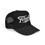 Firebird Trans Am Foam Trucker Hat – Classic Script Snapback Mesh Cap Retro Style