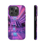 Empty Mall Escalator Vaporwave Art Tough Phone Case