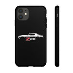 1970 Camaro Z28 White Silhouette Tough Phone Case Cover Gift
