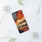 Retro Sunset Countach phone case | Sports car tough cover