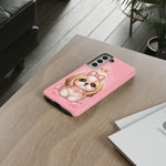 Shih Tzu Princess Kawaii Chibi Puppy Pet Dog Art Tough Phone Case