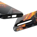 Orange C8 Z06 Flat Plane V8 Speed Art Tough Phone Case