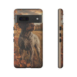 German Wirehaired Pointer Autumn Art Tough Phone Case