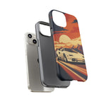 Retro Sunset Countach phone case | Sports car tough cover