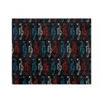 1961 Corvette C1 Triple Color Line Art Microfiber Throw Blanket Car Gift
