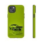 Green Cuda Muscle Car phone case for Gear Heads