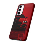Red Mustang Art Phone Case, GT500 American Muscle Car Tough Cover