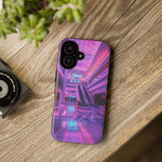 Empty Mall Escalator Vaporwave Art Tough Phone Case