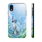 Copy of Silver Butterflies Tough Case | Blue Sky Water Droplets Phone Cover